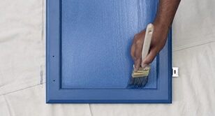 How To Finish Painting Kitchen Cabinets