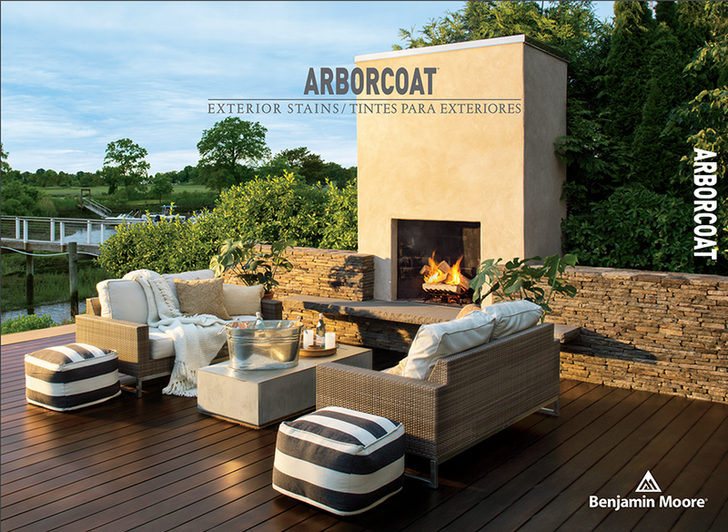 Suelo de la terraza en Cordovan Brown ES-62, ARBORCOAT® Tinte, Semi-Solid