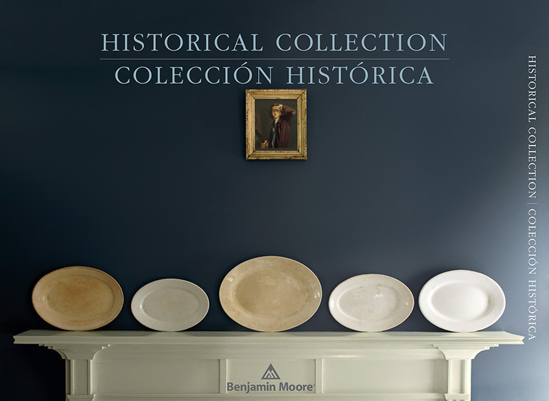 Folleto de la colección de colores de pintura Histórica