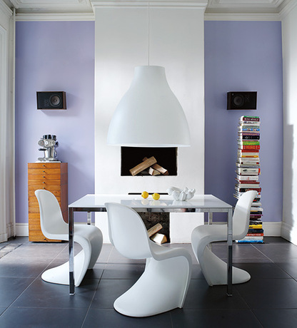 Light purple paint color on living room walls Light purple paint color on living room walls